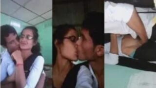 Young College Engineer Couple Classroom Romance Kar Rahi Hai
