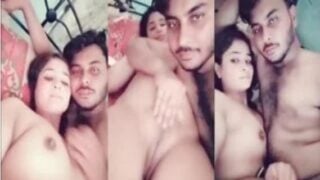 Sexy Slim Girlfriend Ke Sath Nangi Selfie Record Ki Lover Ne