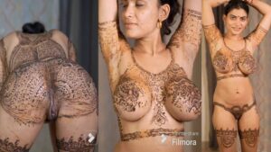 Reshmi Nair Mehendi Lagakar Apna Pura Shareer Dikhayi