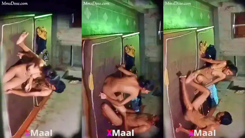 Gaon Ka BF Apne GF Ko Chhupa Huya Camera Ke Samne Chod Raha Hai