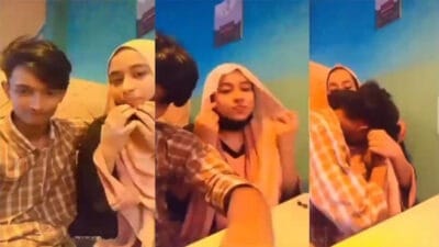 Boyfriend Apne Hijabi Girlfriend Ke Sath Restaurant Mein Masti Kar Raha Hai